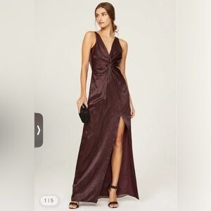 Nicholas Silvina Wrap Gown